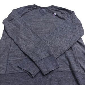 Champion Sweatshirt Mens‎ Mefium Blue Embroidered Chest C Logo Sweatshirt